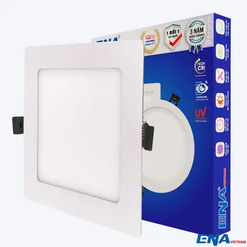 Đèn Led Vuông Âm Trần 9w