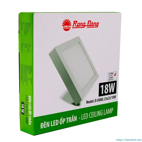 Đèn Led Vuông Ốp Trần Rạng Đông