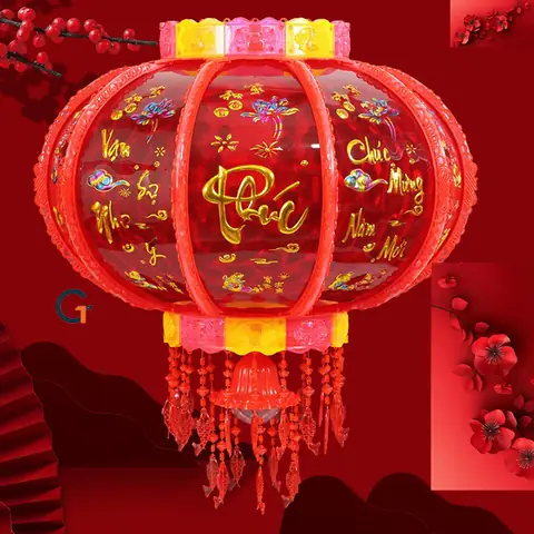 Đèn Led Xoay Trang Trí