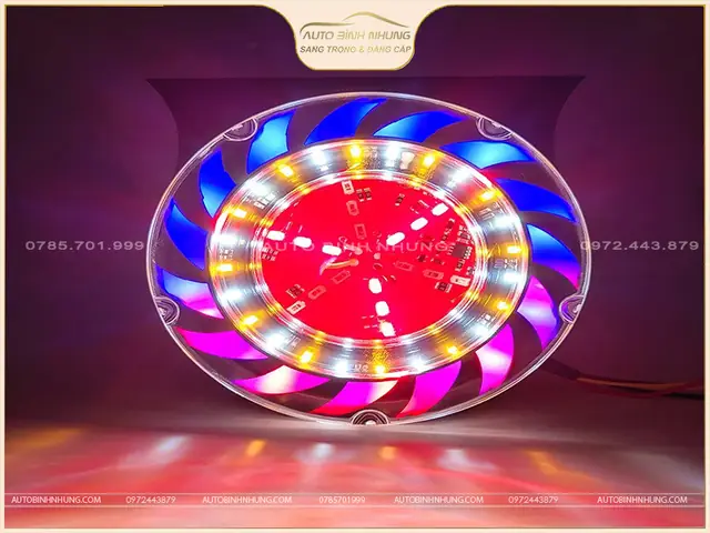 Đèn Led Xoay Trang Trí