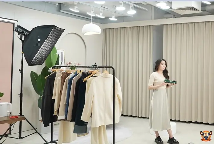 Đèn Livestream Bán Quần Áo