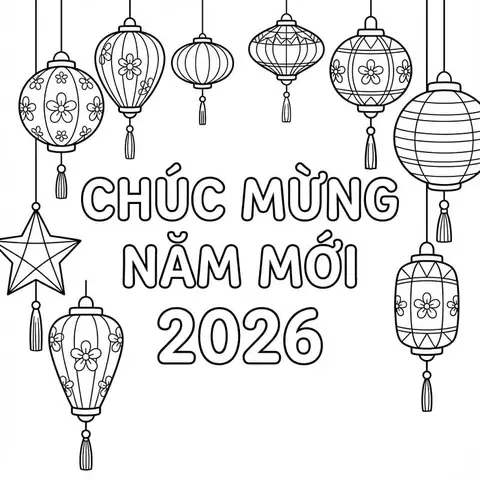 Đèn Lồng Chúc Mừng Năm Mới