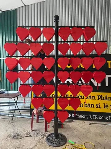Đèn Lồng Hình Trái Tim