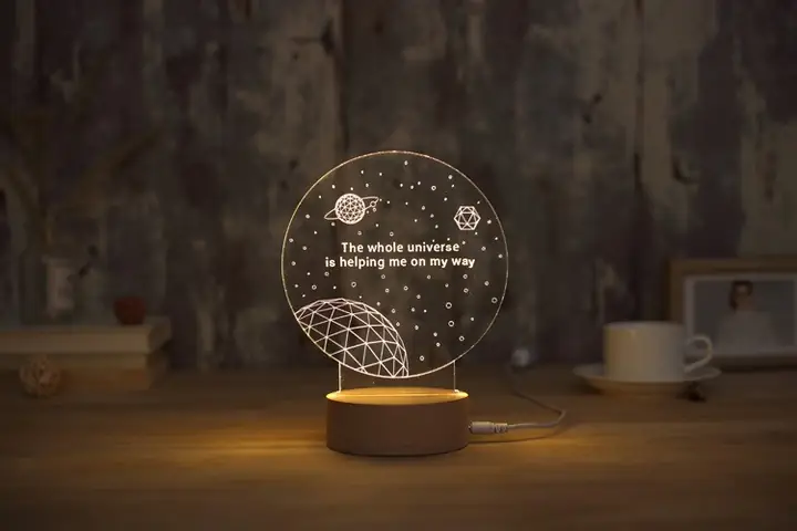 Đèn Ngủ 3d Vũ Trụ