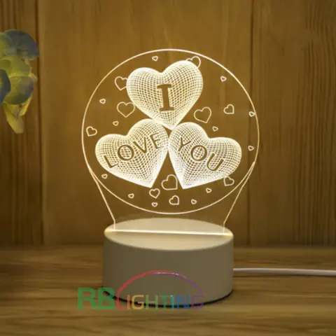 Đèn Ngủ I Love You