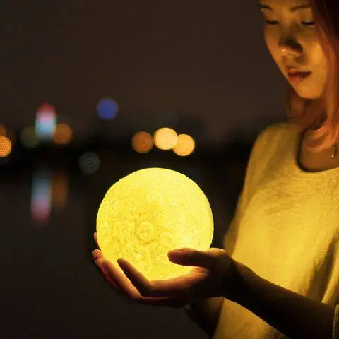 Đèn Ngủ Mặt Trăng Moon Light 3d