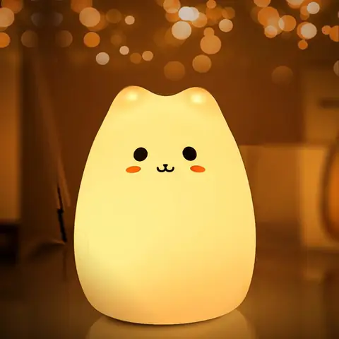 Đèn Ngủ Mèo Con Dễ Thương Đèn Ngủ Mèo Con Dễ Thương