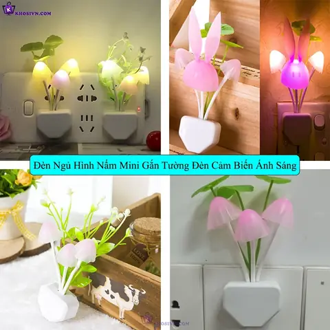 Đèn Ngủ Tự Động Hình Nấm