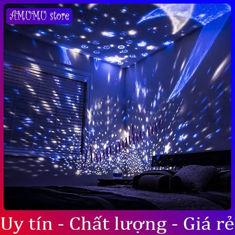 Đèn Ngủ Vũ Trụ Xoay