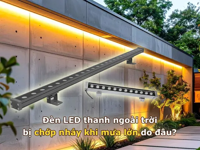 Đèn Nháy Led Ngoài Trời