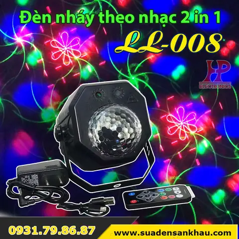 Đèn Nháy Theo Nhạc Mini
