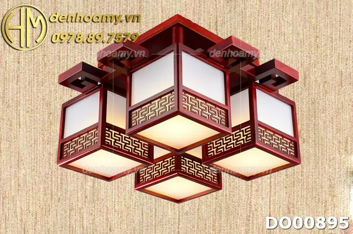 Đèn Ốp Trần Bằng Gỗ