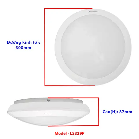 Đèn Ốp Trần Cảm Ứng