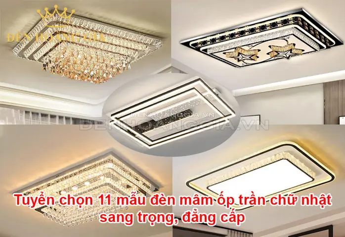 Đèn Ốp Trần Chữ Nhật