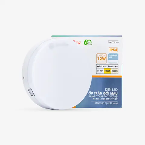 Đèn Ốp Trần Rạng Đông 12w