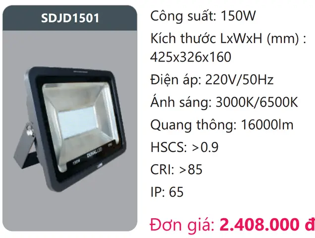 Đèn Pha Led 150w Duhal