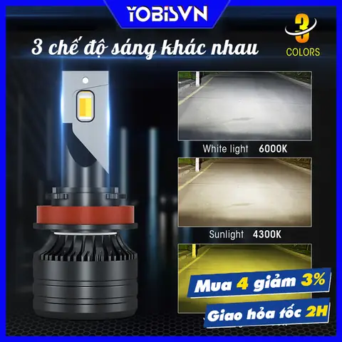 Đèn Pha Led 3 Màu