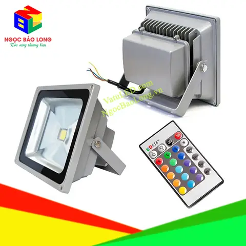 Đèn Pha Led Đổi Màu