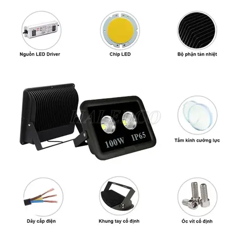 Đèn Pha Led Linh Kiện Led