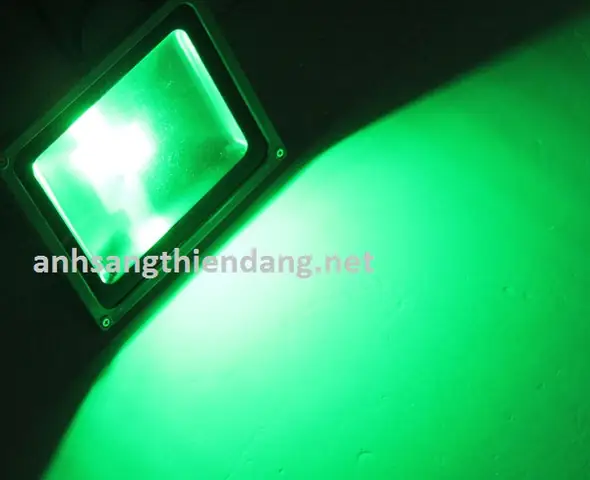 Đèn Pha Led Màu Xanh