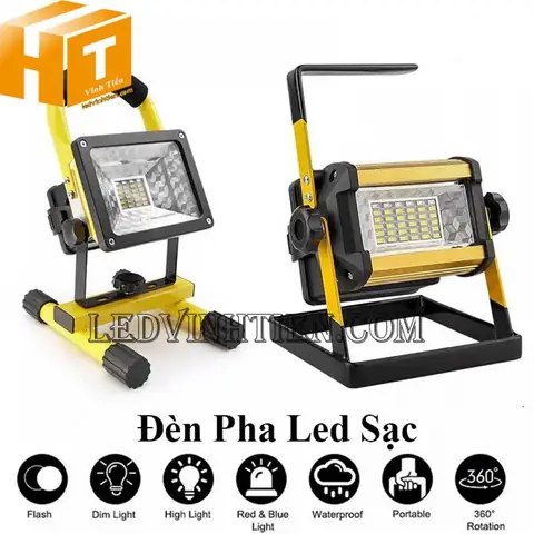 Đèn Pha Led Sạc Đa Năng Đèn Pha Led Sạc Đa Năng