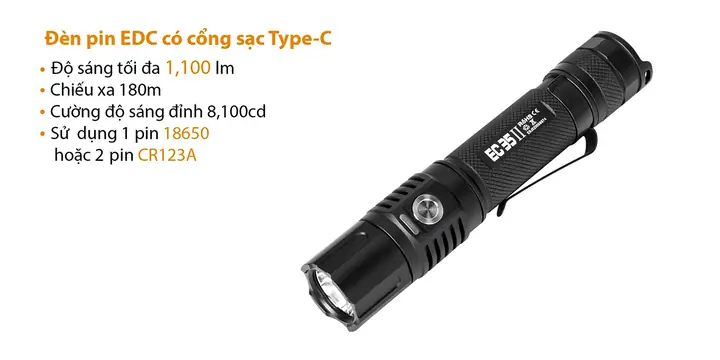 Đèn Pin Cắm Cổng Usb