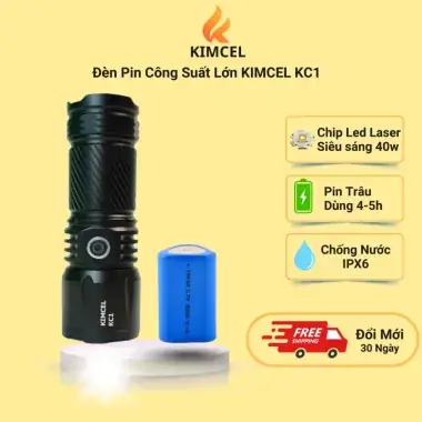 Đèn Pin Cầm Tay Ánh Sáng Vàng