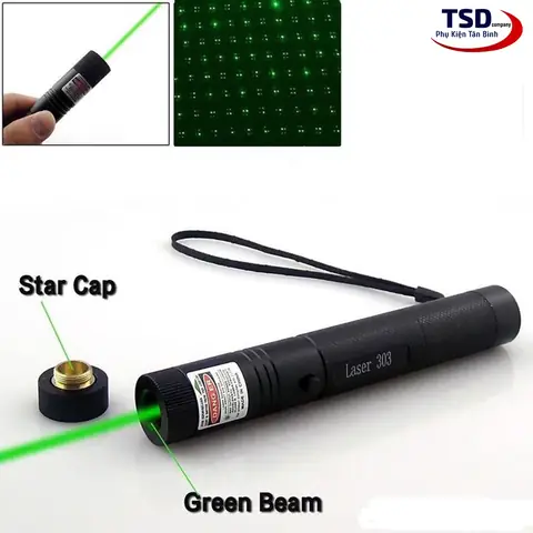 Đèn Pin Chiếu Tia Laser 303