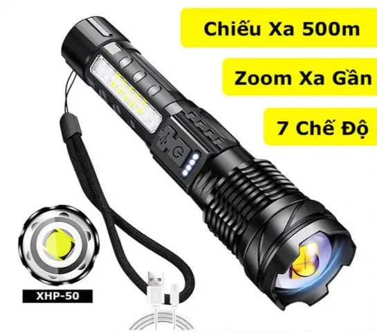 Đèn Pin Chiếu Xa 500m