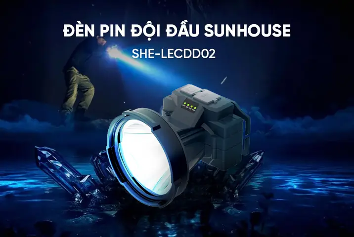 Đèn Pin Đội Đầu Sunhouse