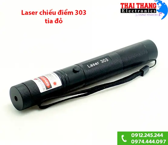Đèn Pin Laser 303 Tia Đỏ