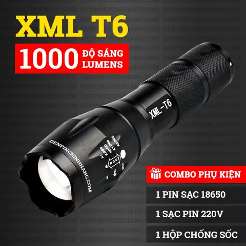 Đèn Pin Police T6 Có Sạc Full Box