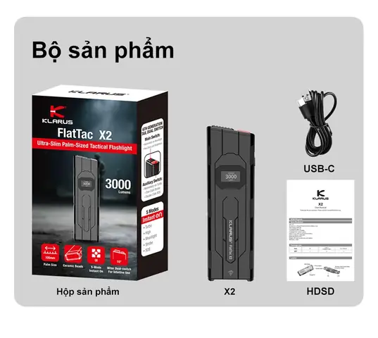 Đèn Pin Siêu Sáng 3000 Lumen