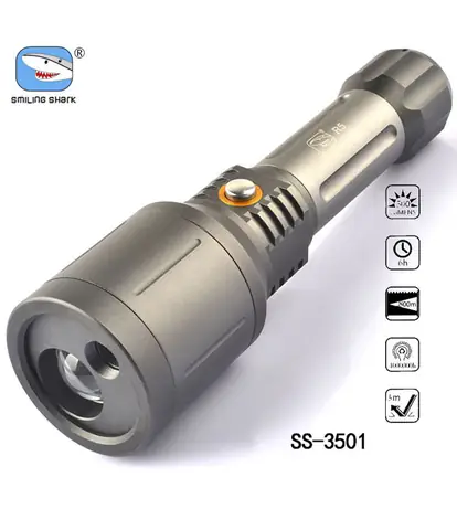 Đèn Pin Siêu Sáng Kiêm Laser Ss 3501