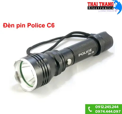 Đèn Pin Siêu Sáng Police Nhật Bản