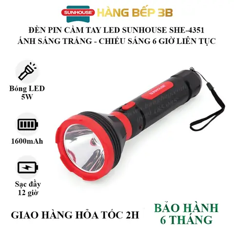 Đèn Pin Sunhouse She 4351