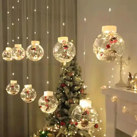 Đèn Rèm Trang Trí Noel