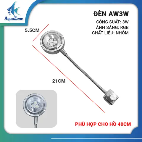 Đèn Rọi Bể Cá 3w