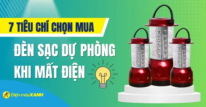 Đèn Sạc Dự Phòng Điện Máy Xanh