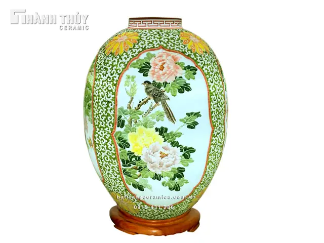 Đèn Sứ Thấu Quang Bát Tràng