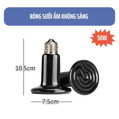 Đèn Sưởi Ấm Cho Rùa