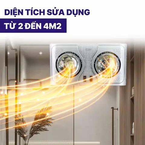 Đèn Sưởi Hans 2 Bóng