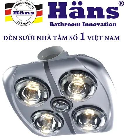 Đèn Sưởi Hans 4 Bóng