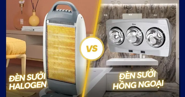 Đèn Sưởi Hồng Ngoại Hay Halogen
