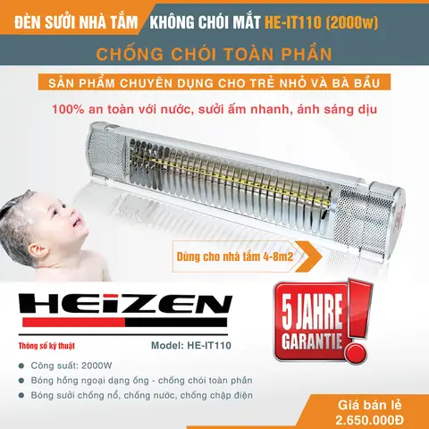 Đèn Sưởi Nhà Tắm Chống Nước