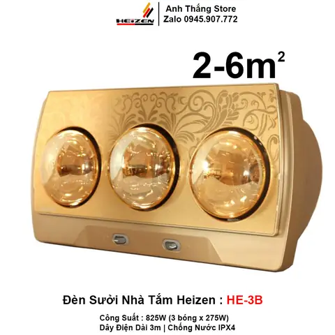Đèn Sưởi Nhà Tắm Heizen He 3b