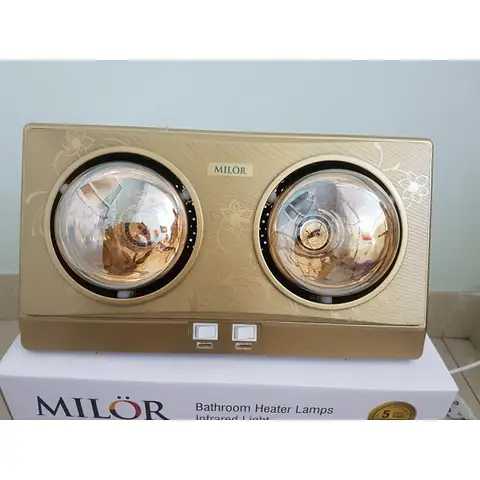 Đèn Sưởi Nhà Tắm Milor 2 Bóng
