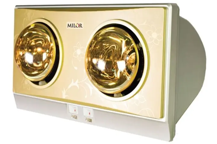 Đèn Sưởi Nhà Tắm Milor 2 Bóng