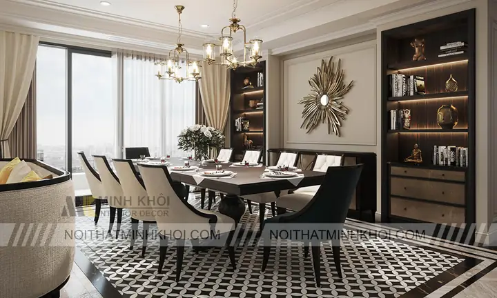 Đèn Thả Bàn Ăn Tân Cổ Điển
