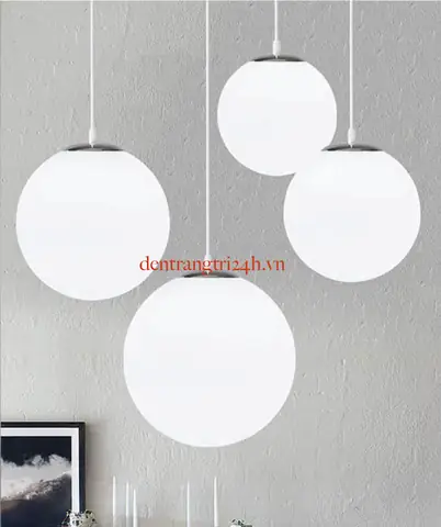 Đèn Thả Thủy Tinh Tròn